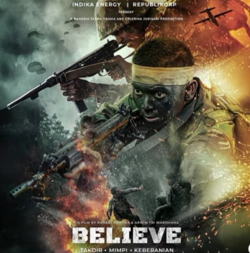 Poster Film Believe bakal tayang setempat di bioskop Indonesia 24 Juli 2025. [Instagram]